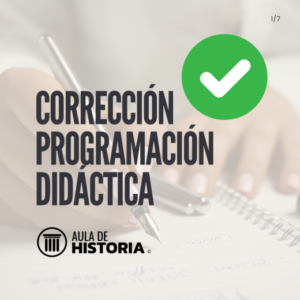 Corrección Programación Didáctica