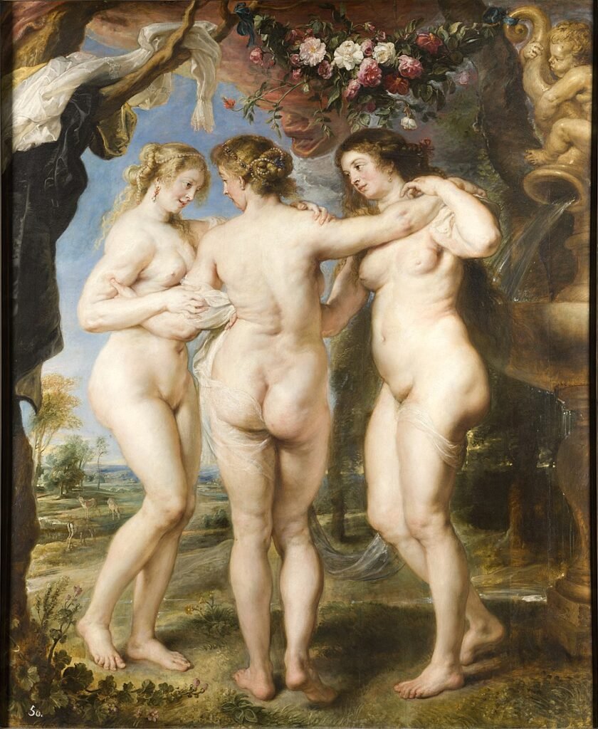 Las Tres Gracias de Rubens. Comentario