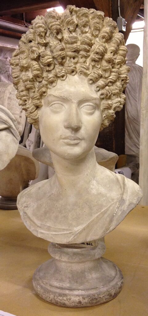 Retrato de Vibia Matidia. Comentario.