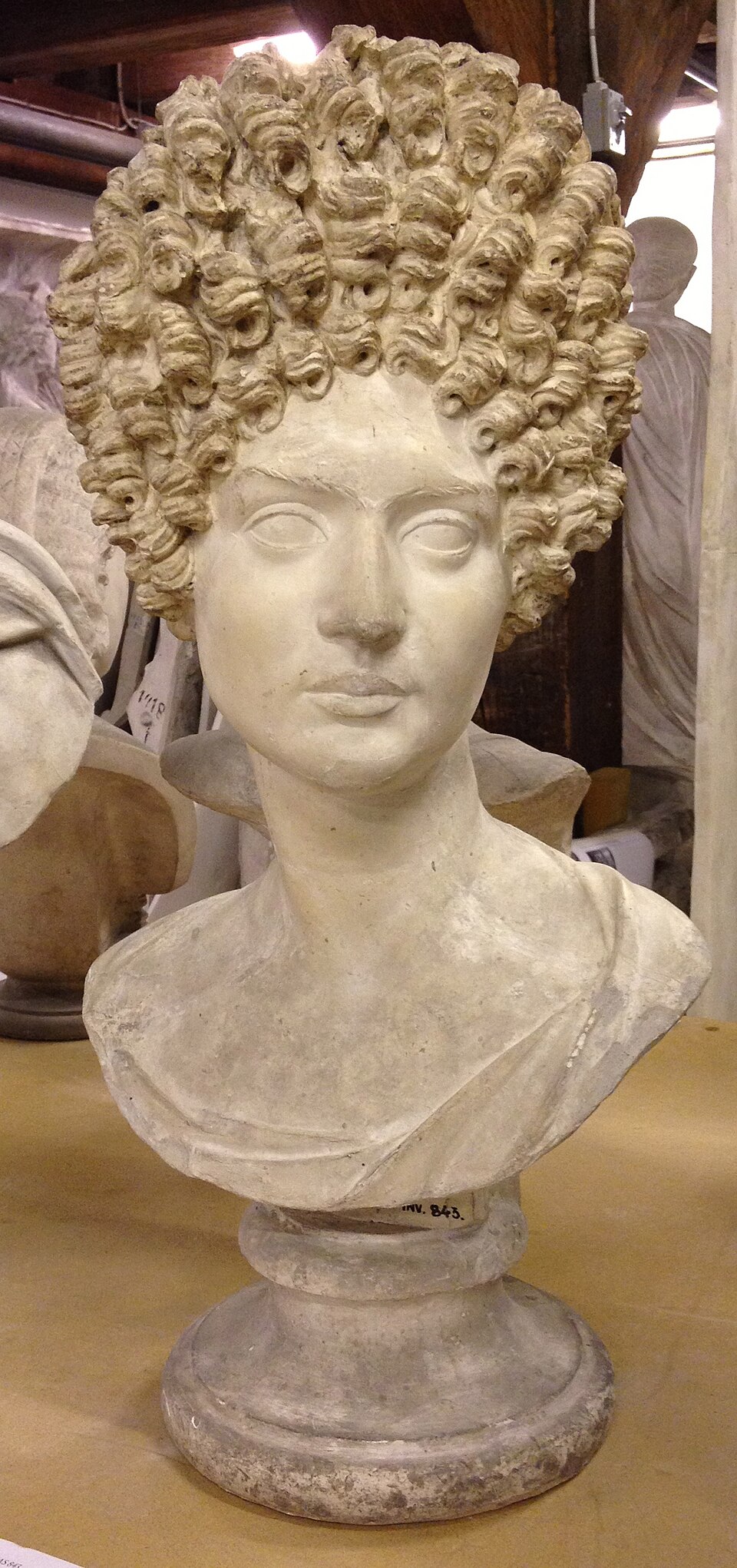 Retrato de Vibia Matidia. Comentario.